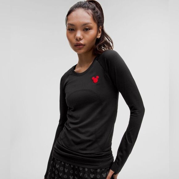 Disney x lululemon Swiftly Tech Long-Sleeve Shirt 2.0 Hip Length brand new tags - Picture 1 of 8